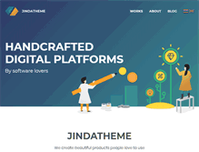 Tablet Screenshot of jindatheme.com